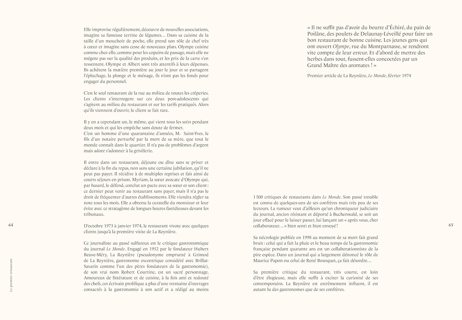 Olympe: Une cuisinière libre (Anne Etorre)