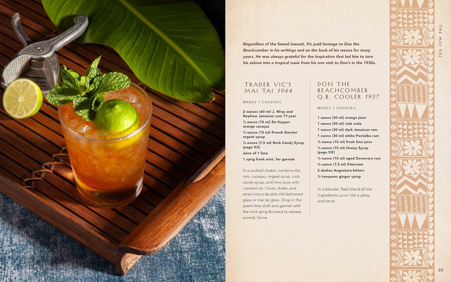 *Pre-order* Trader Vic's Modern Tropical Cocktails: 200 Recipes from the Legendary Restaurant (Trader Vic's, Vic Bergeron)