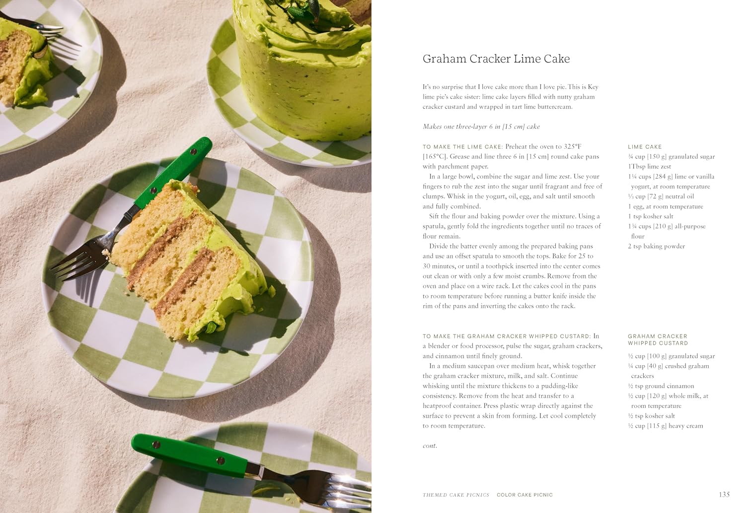 Cake Picnic: Recipes for the Love of Cake & Friends (Elisa Sunga) *Signed*