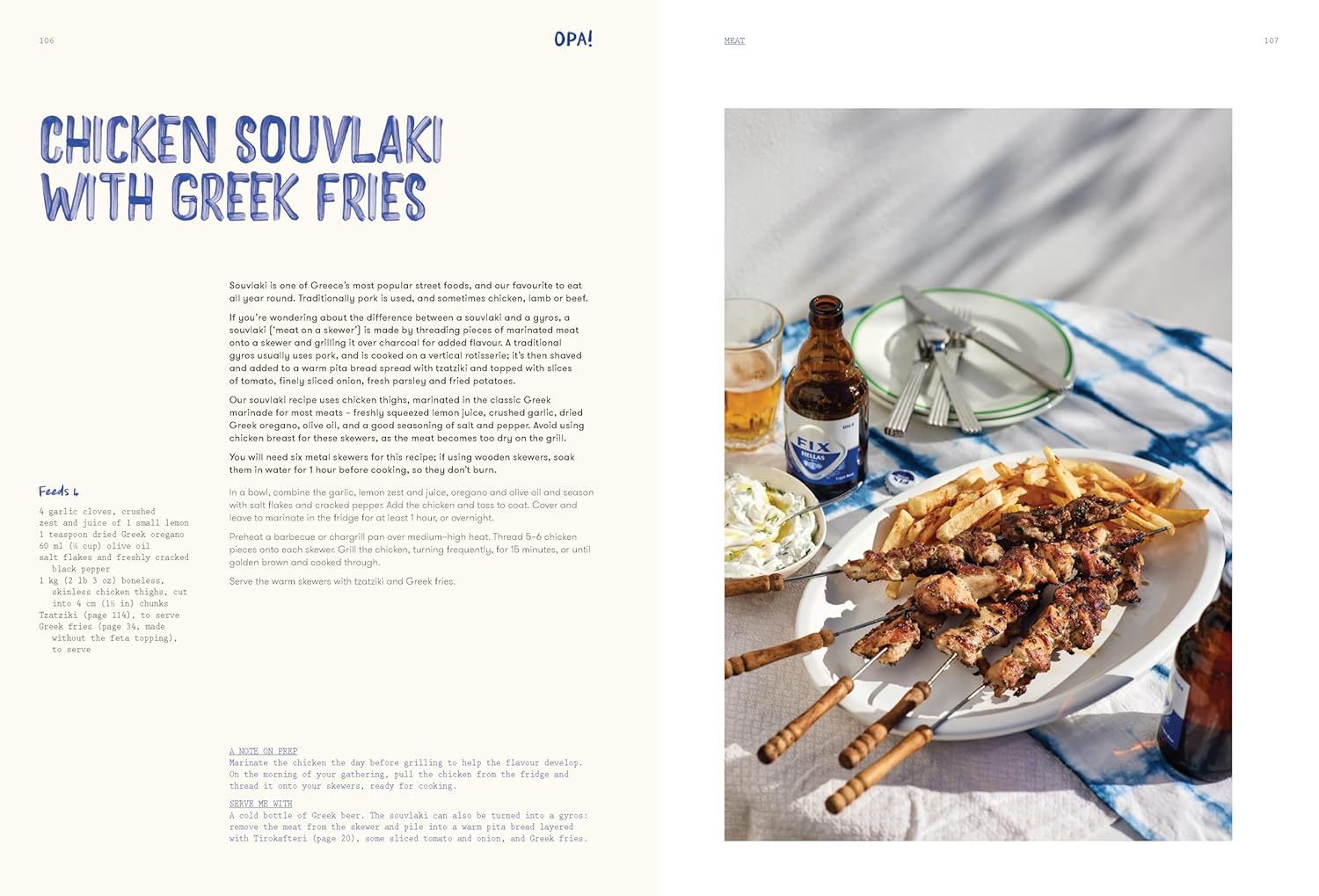 OPA!: Recipes inspired by Greek tavernas (Helena Moursellas and Vikki Moursellas)