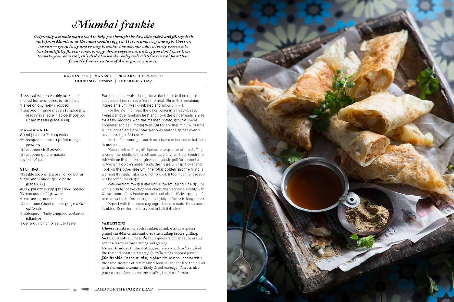 Lands of the Curry Leaf: A Vegetarian Food Journey from Sri Lanka to Nepal (Peter Kuruvita)