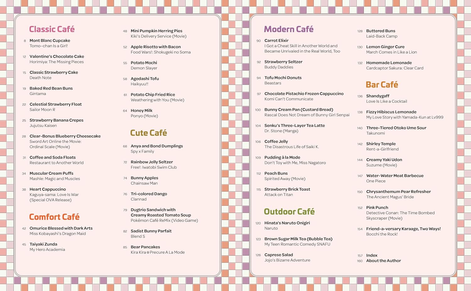 The Anime Café: 50 Iconic Treats, Snacks, and Drinks from Your Favorite Anime (Nadine Estero)