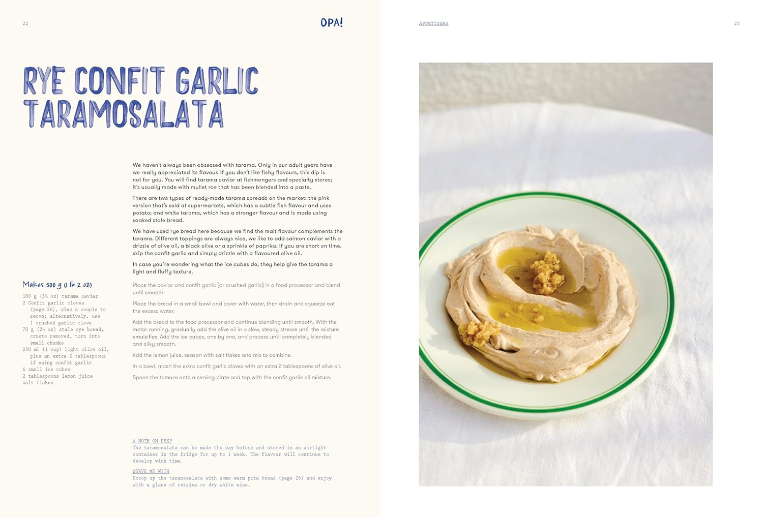 OPA!: Recipes inspired by Greek tavernas (Helena Moursellas and Vikki Moursellas)