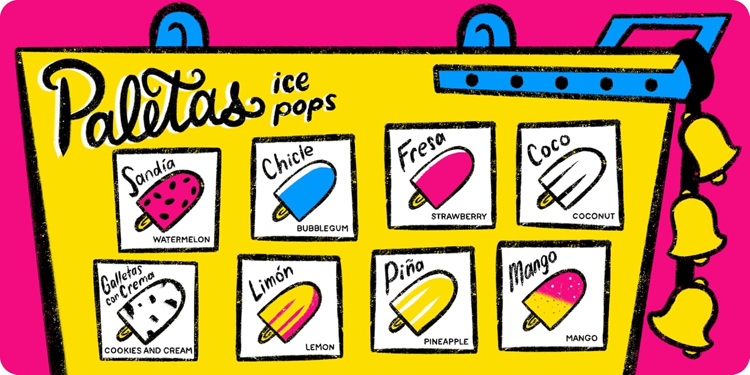 Paletas: A High Contrast Bilingual Board Book (Aaron Bowersock)
