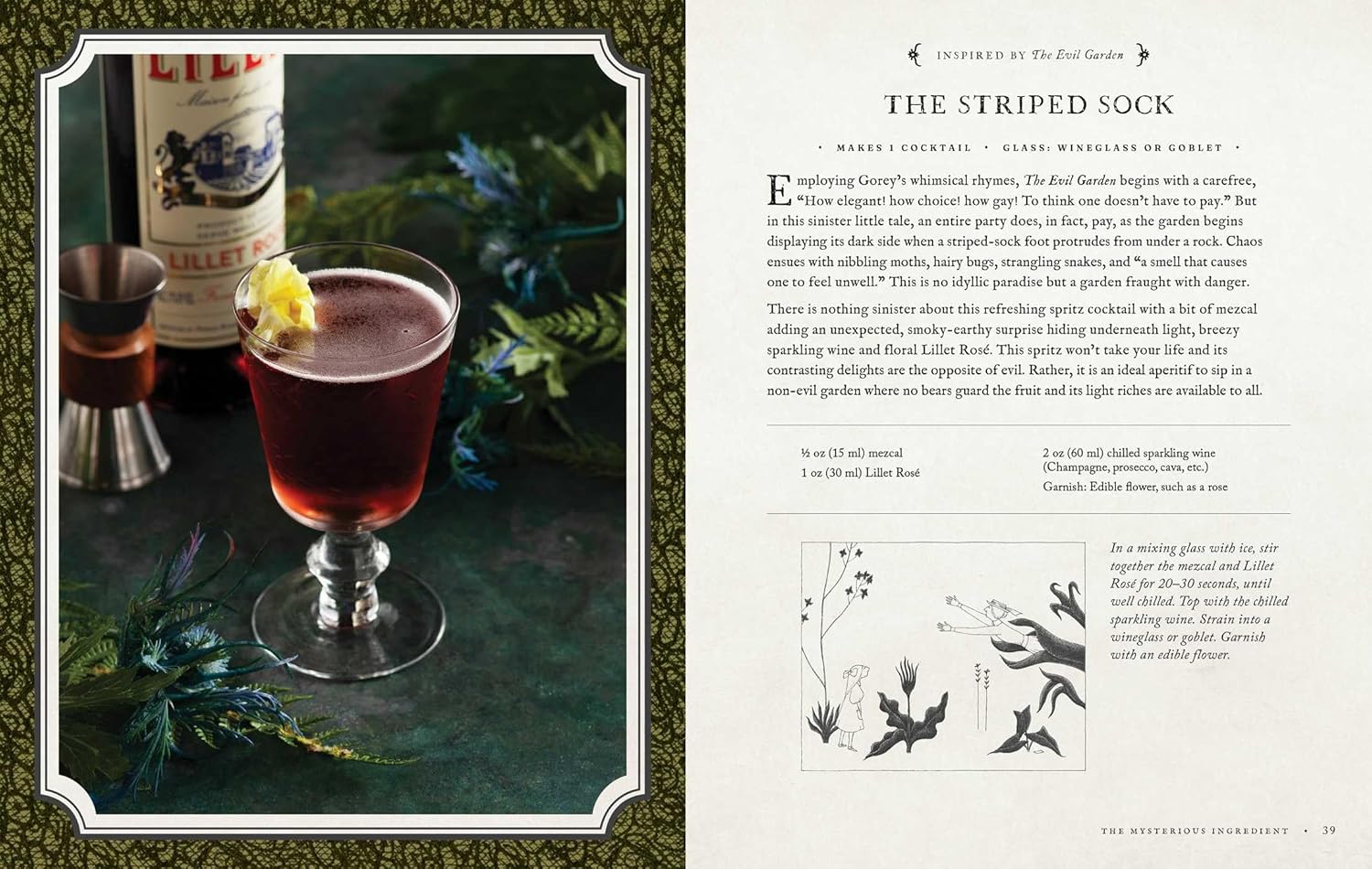 Uneasy Elixirs: 50 Curious Cocktails Inspired by the Works of Edward Gorey (Virginia Miller)