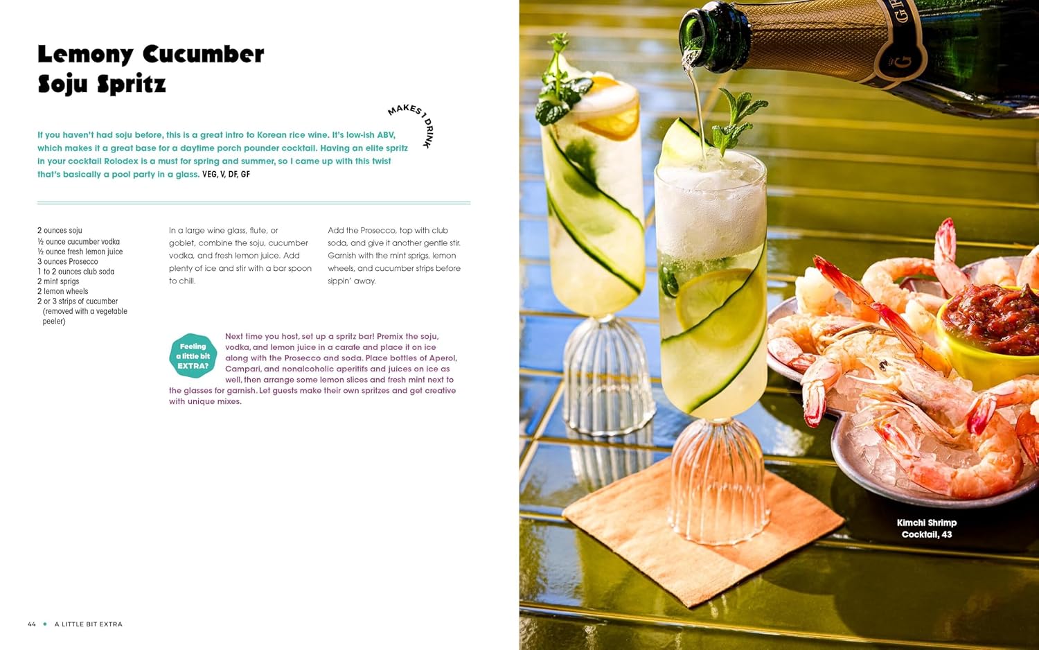 A Little Bit Extra: 100 Recipes That Serve Up Something Special (Riley Meehan) *Signed*