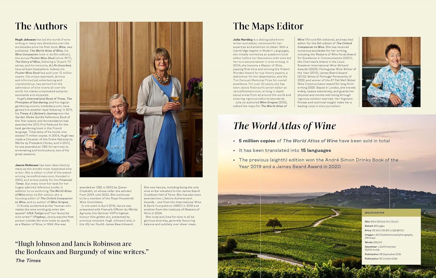 *Pre-order* The World Atlas of Wine 9th Edition (Hugh Johnson, Jancis Robinson, Julia Harding) *Signed*