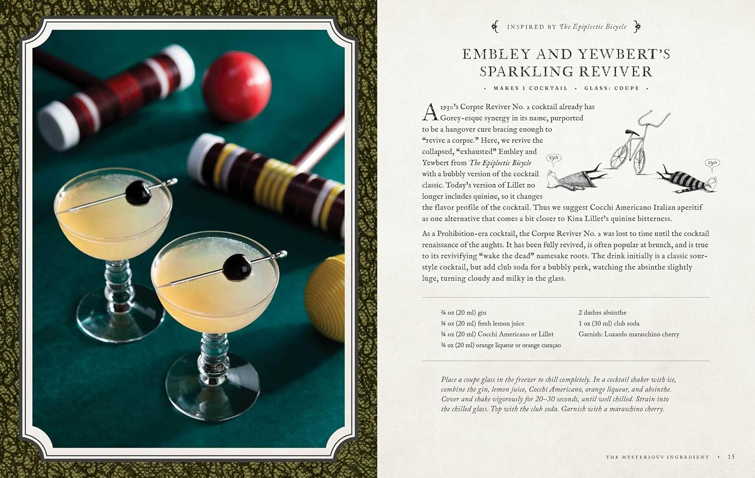 Uneasy Elixirs: 50 Curious Cocktails Inspired by the Works of Edward Gorey (Virginia Miller)