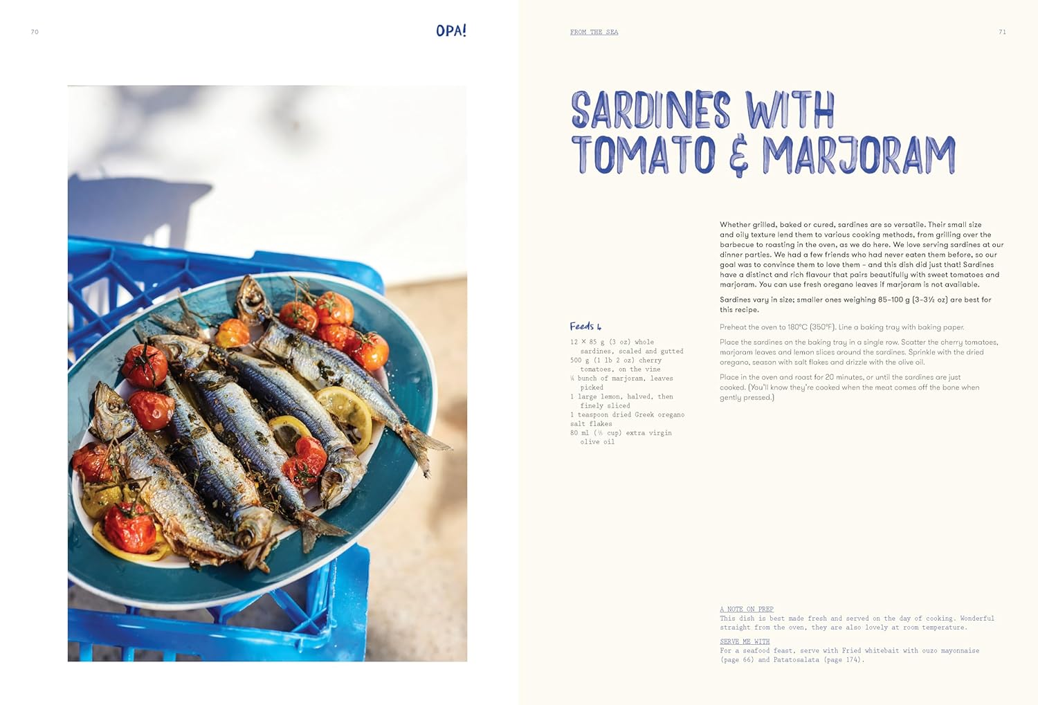 OPA!: Recipes inspired by Greek tavernas (Helena Moursellas and Vikki Moursellas)