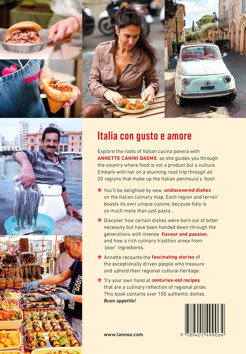 Italia con gusto e amore: Road Trip to the Roots of Italian cuisine (Annette Canini Daems)