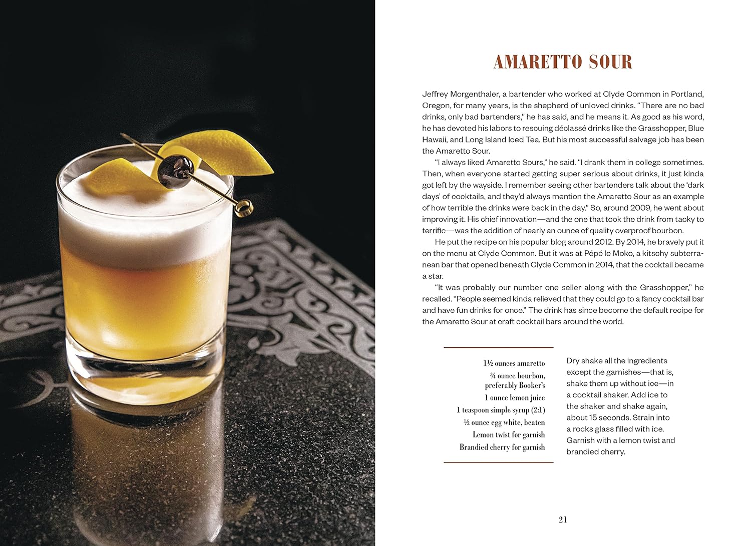 Modern Classic Cocktails: 60+ Stories and Recipes From the New Golden Age in Drinks (Robert Simonson)
