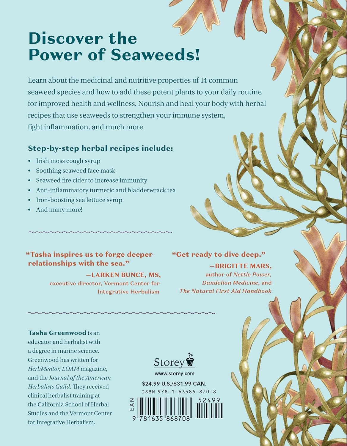 Edible & Medicinal Seaweeds: A Guide to Healing & Nutritive Ocean Plants (Tasha Greenwood)