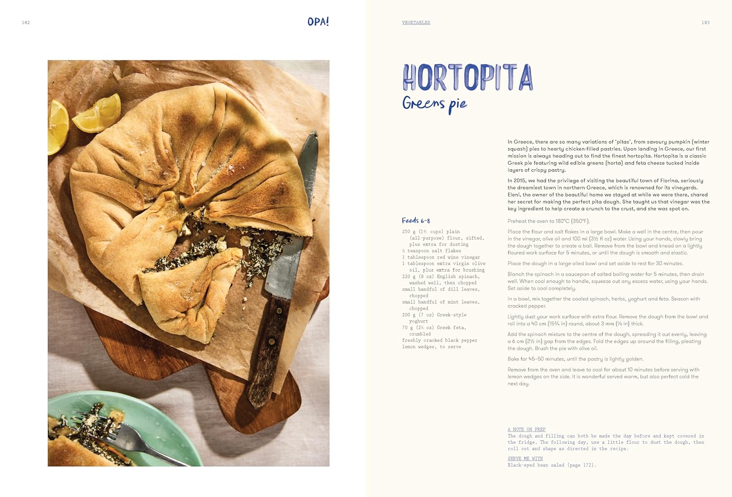 OPA!: Recipes inspired by Greek tavernas (Helena Moursellas and Vikki Moursellas)