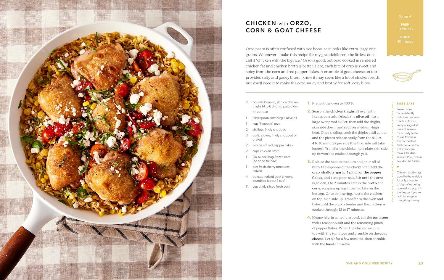 *Sale* Every Day with Babs: 101 Family-Friendly Dinners for Every Day of the Week (Barbara Costello)