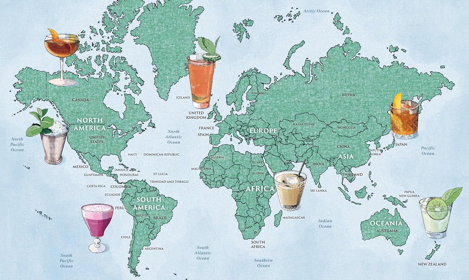 The Cocktail Atlas: Around the World in 200 Drinks (Chris Vola)