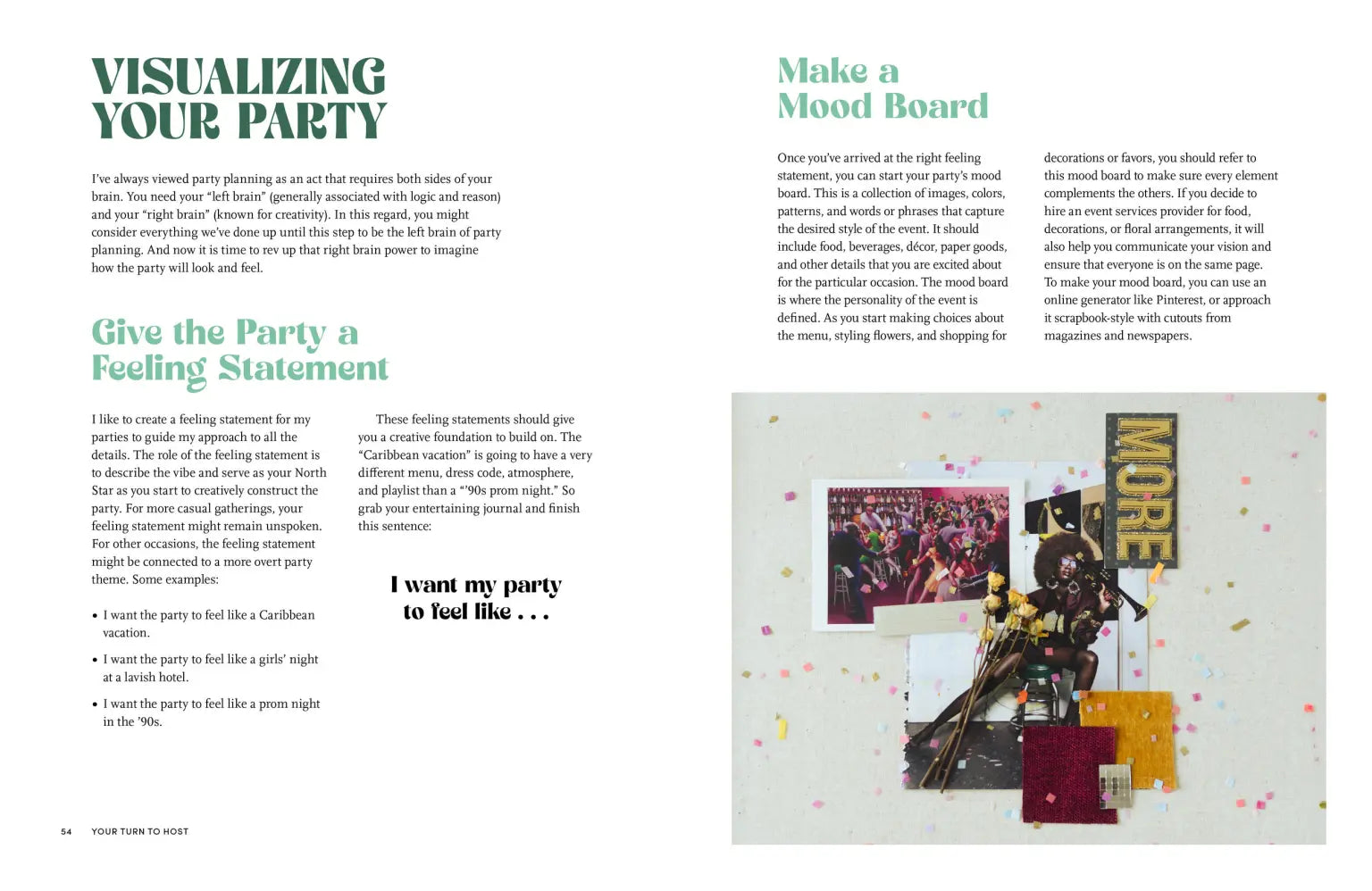 Your Turn to Host: A Guide to Great Parties and Gatherings (Amber Mayfield Hewett)