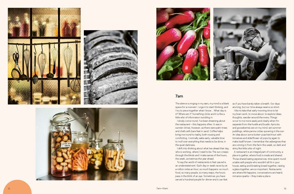 Service: One Day in a Restaurant, Over 150 Recipes to Cook at Home (Anna Hedworth)