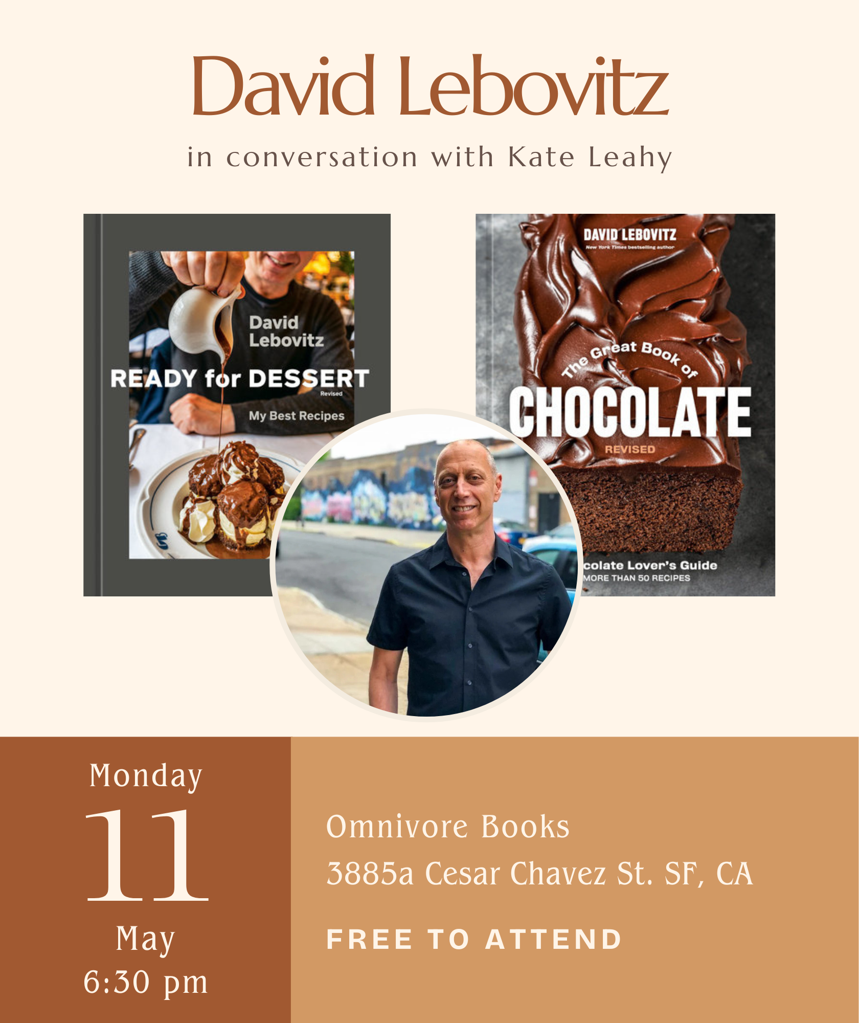 David Lebovitz Author Talk • Ready for Dessert & The Great Book of Chocolate