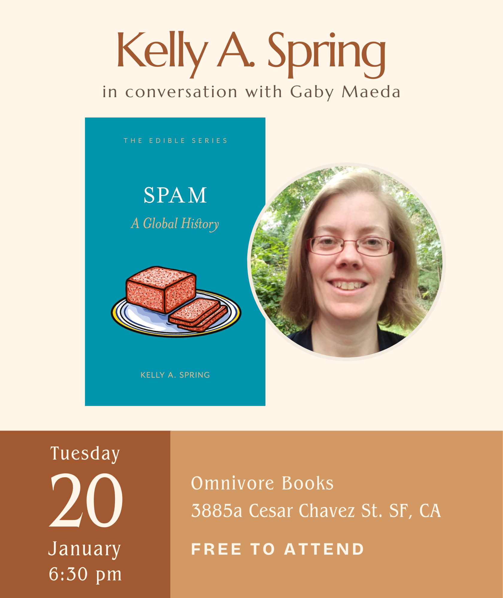 Kelly A. Spring Author Event • SPAM: A Global History