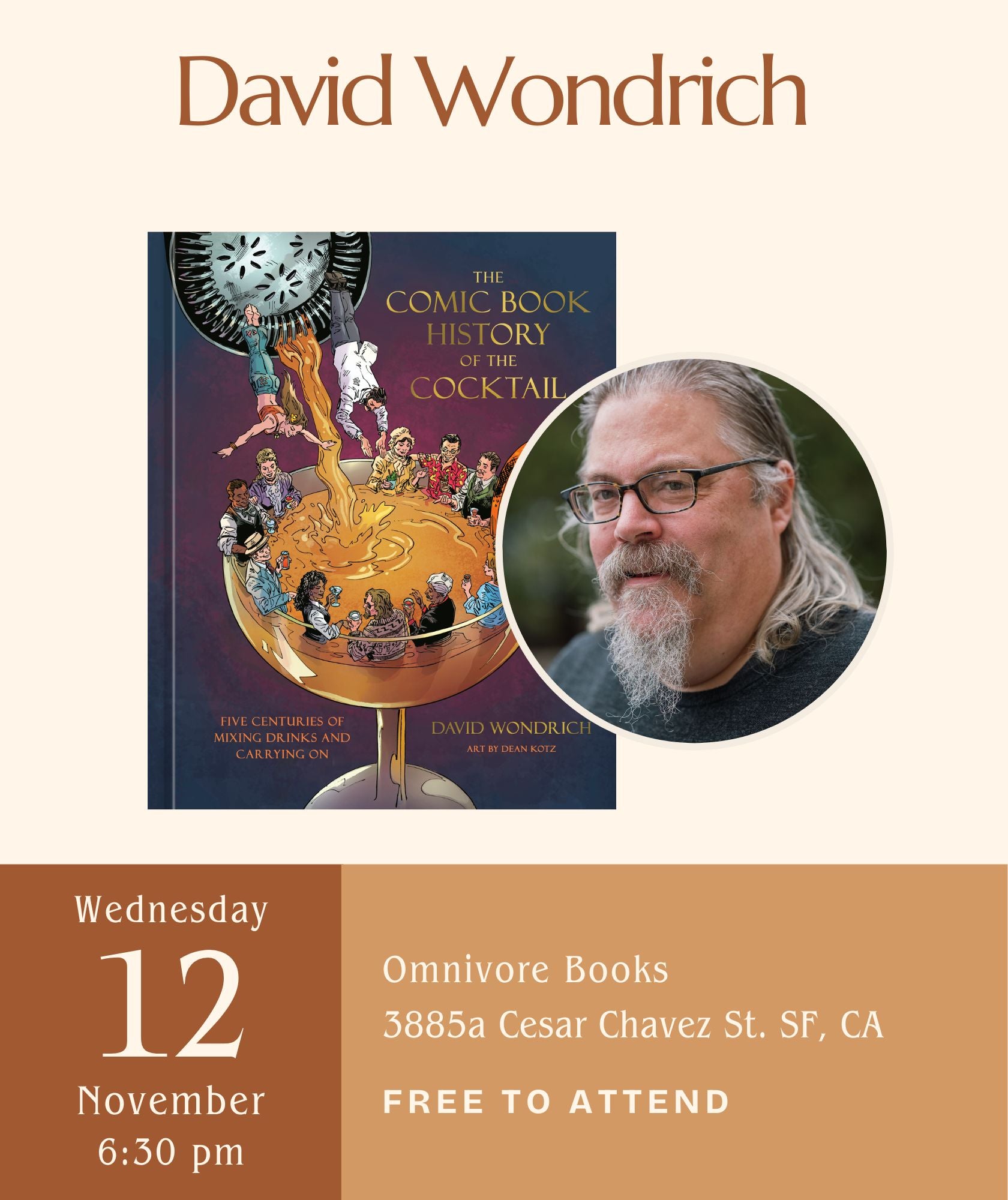 David Wondrich •  The Comic Book History of the Cocktail