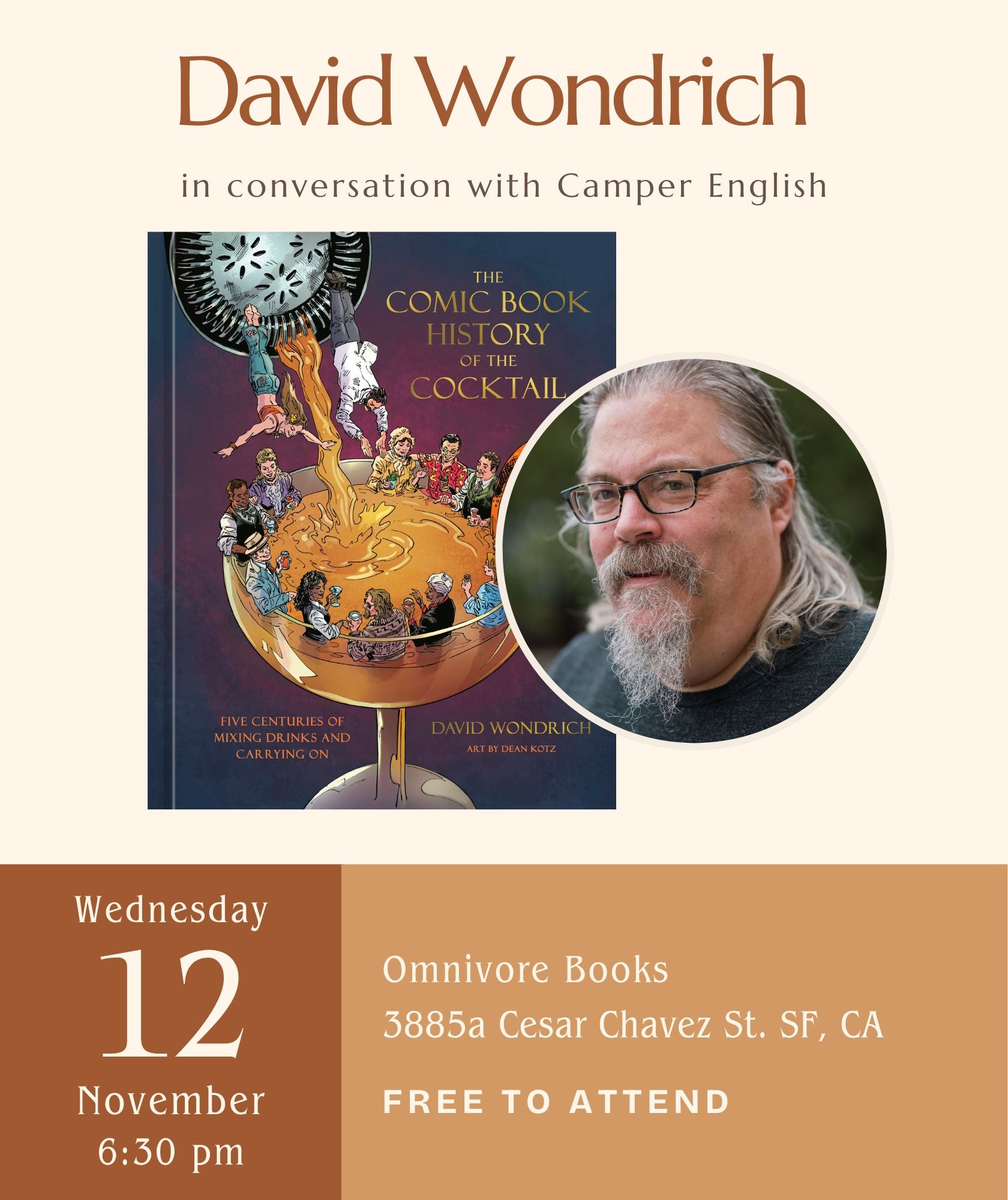 David Wondrich •  The Comic Book History of the Cocktail