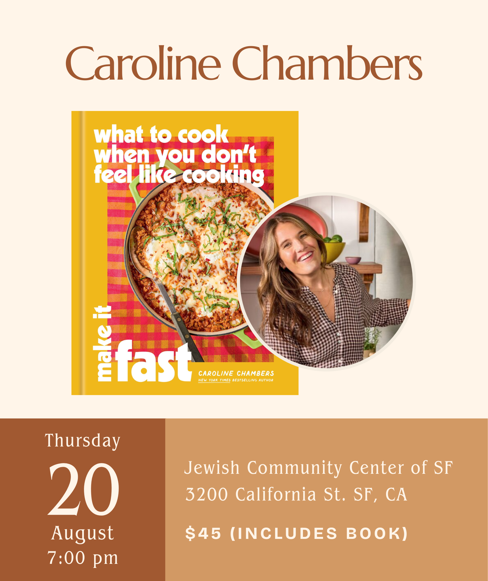 *OFF-SITE* Caroline Chambers Author Talk