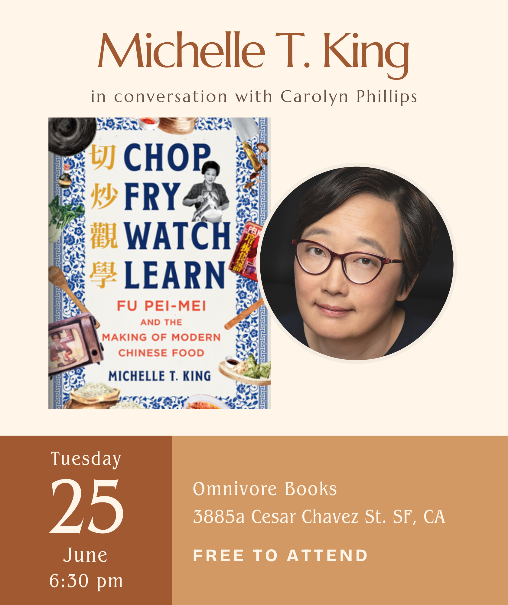 Michelle T. King Author Talk • Chop Fry Watch Learn: Fu Pei-mei and the Making of Modern Chinese Food
