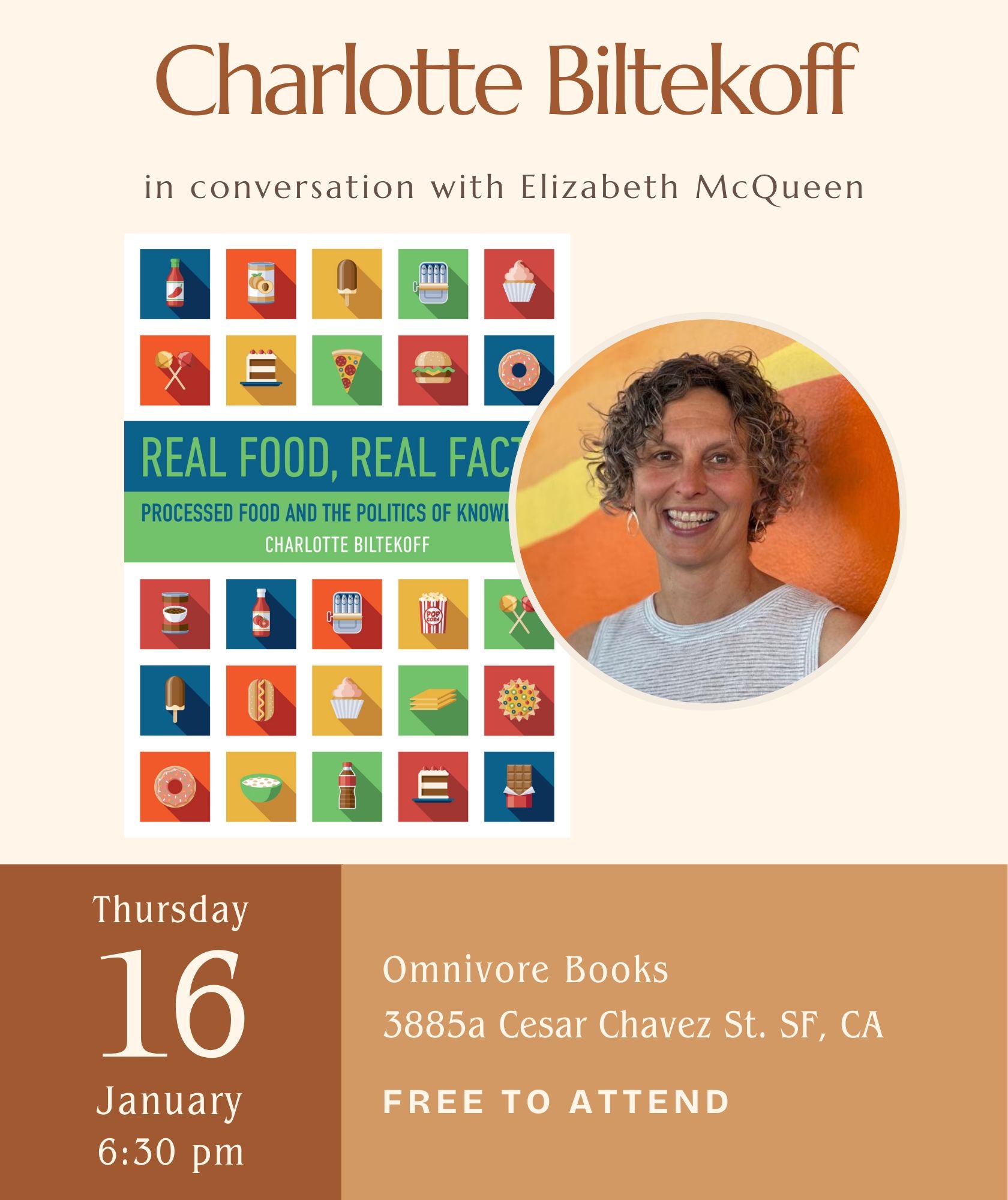 Charlotte Biltekoff Author Talk • Real Food, Real Facts: Processed Food and the Politics of Knowledge