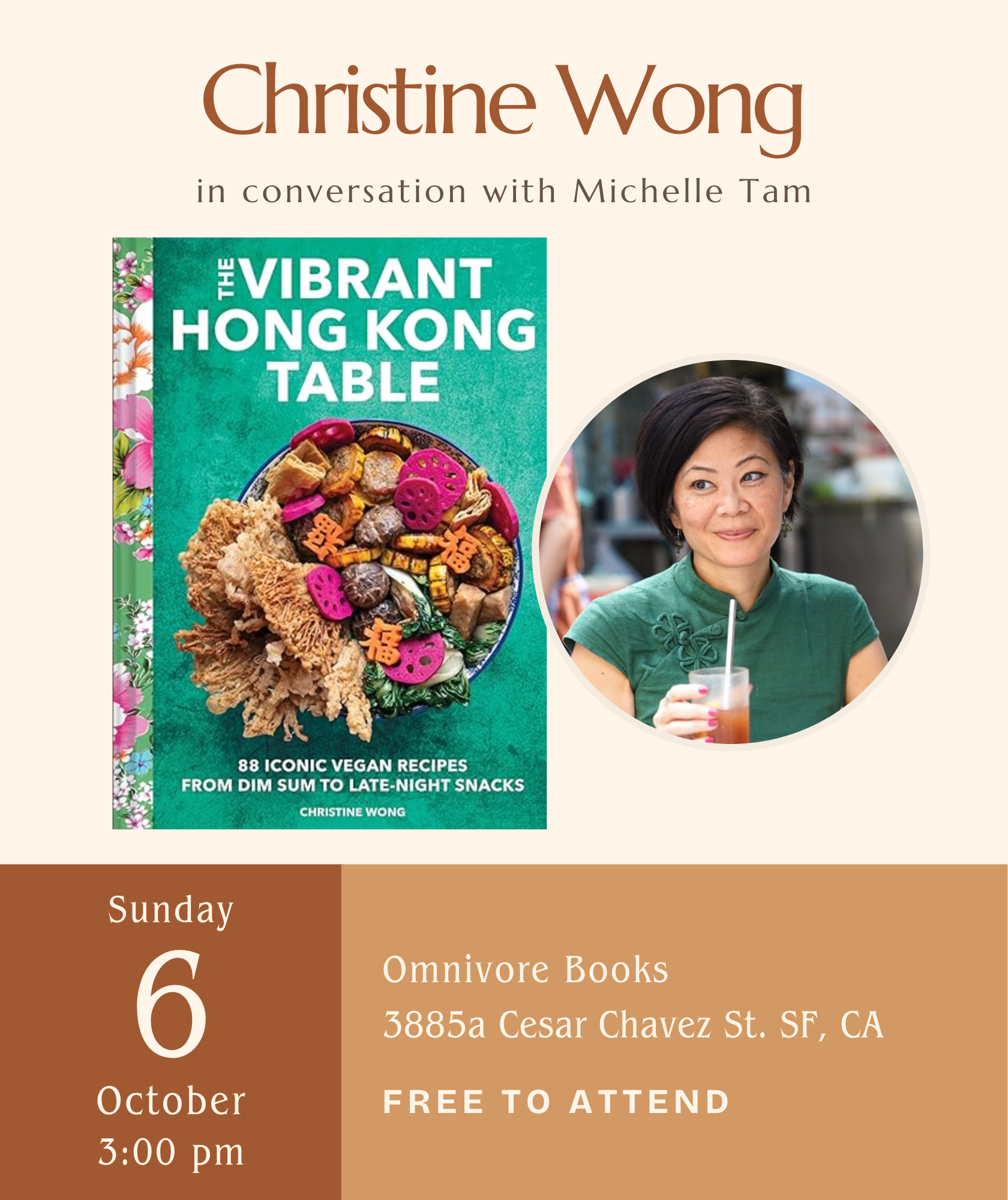 Christine Wong Author Talk • The Vibrant Hong Kong Table