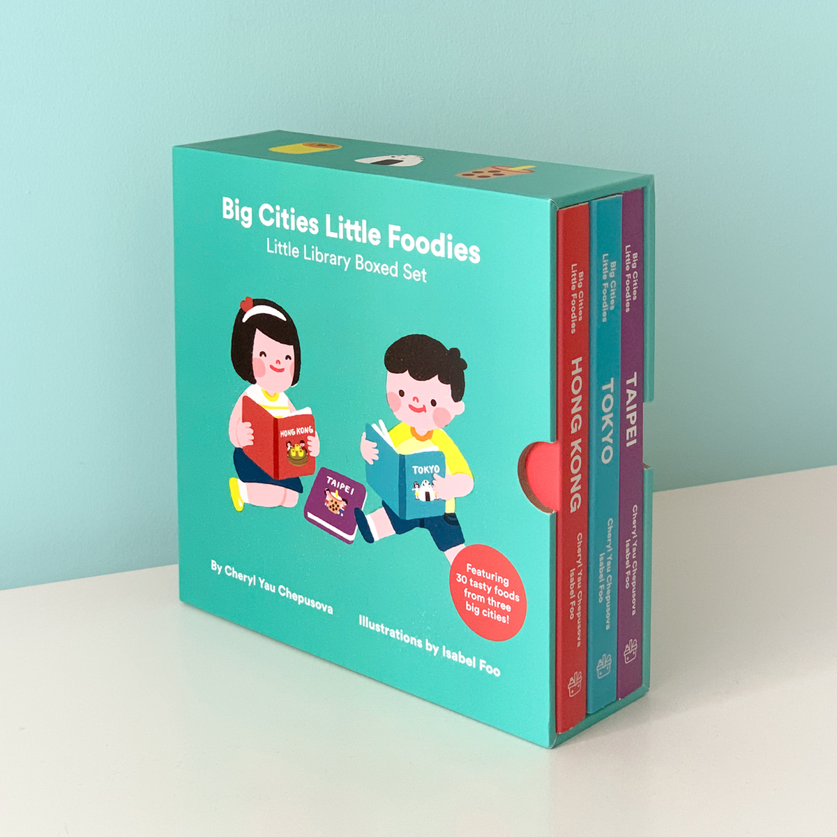 Big Cities Little Foodies Little Library Box Set (Cheryl Yau Chepusova, Isabel Foo)