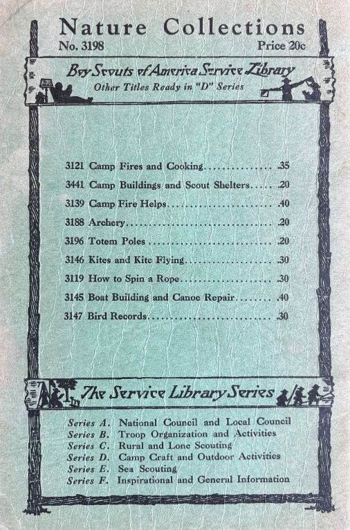 (*NEW ARRIVAL*) (Camping) Boy Scouts of America. Nature Collections