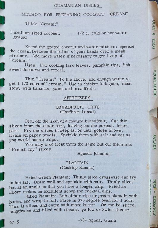 (*NEW ARRIVAL*) (Micronesian) Guam Women's Club Cook Book