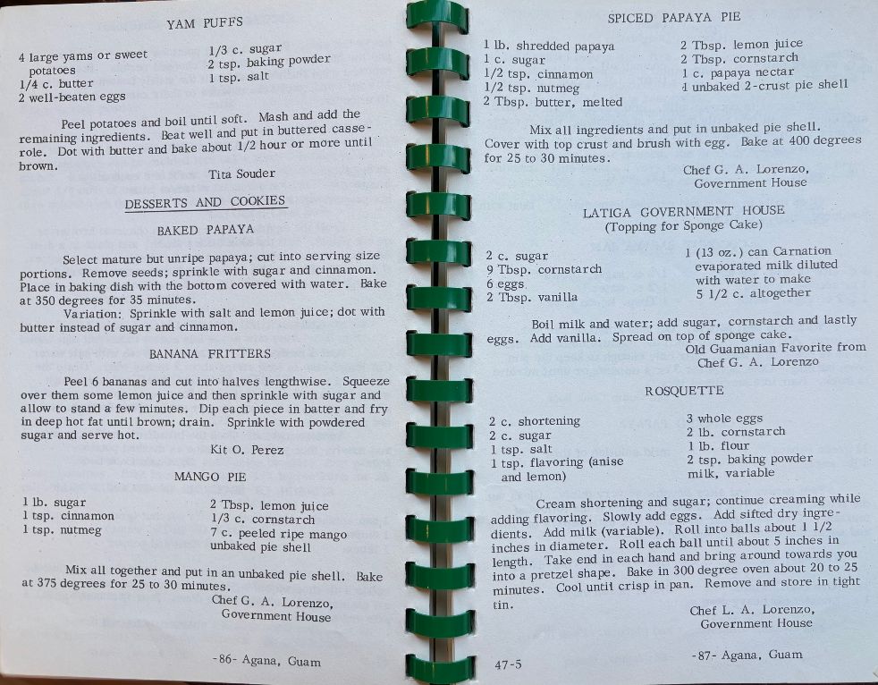 (*NEW ARRIVAL*) (Micronesian) Guam Women's Club Cook Book