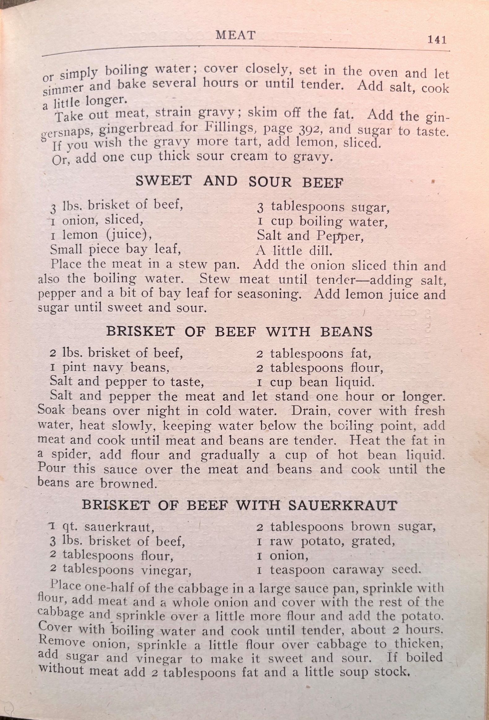 (Jewish) Kander, Mrs. Simon. The "Settlement" Cook Book.