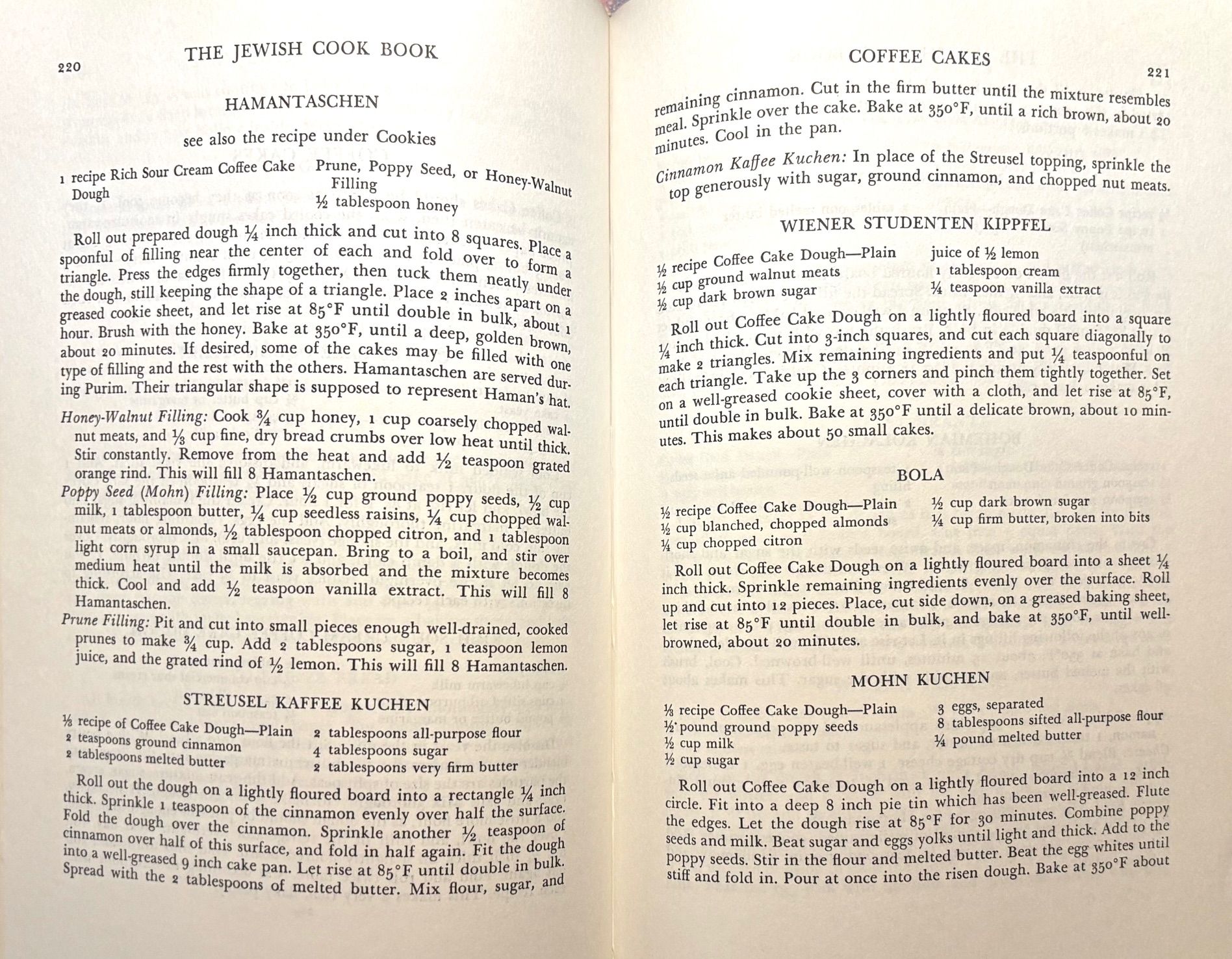 (Jewish) Mildred C. Bellin. The Original Jewish Cookbook