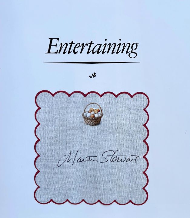 Entertaining (Martha Stewart) *Signed*