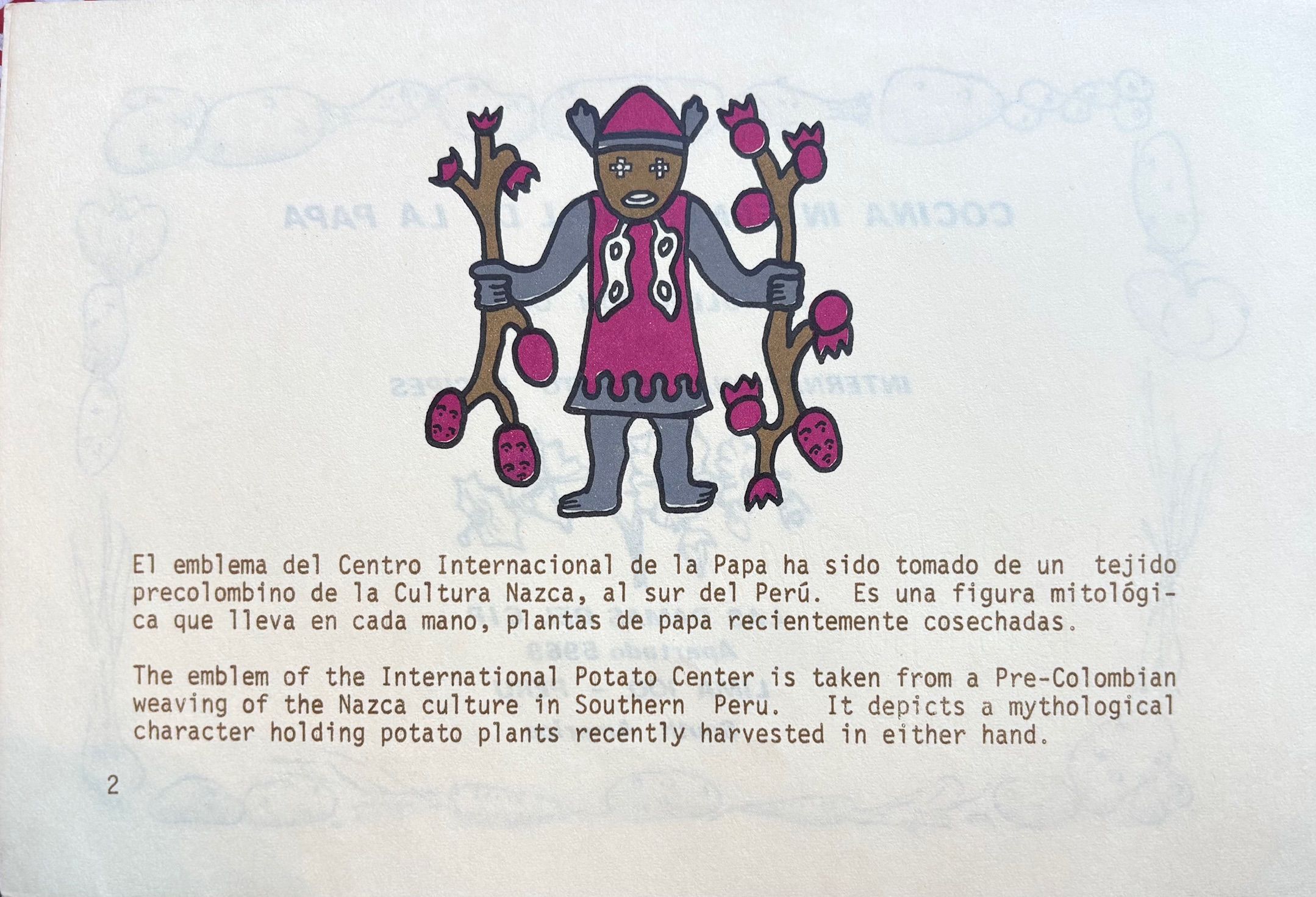 (Peruvian) Las Damas de Cip. Cocina Internacional de la Papa: A Collection of International Potato Recipes