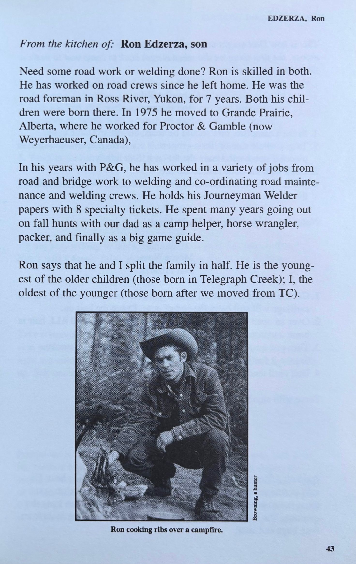 (*NEW ARRIVAL*) (Inuit) Louise Framst, ed. A Tahltan Cookbook