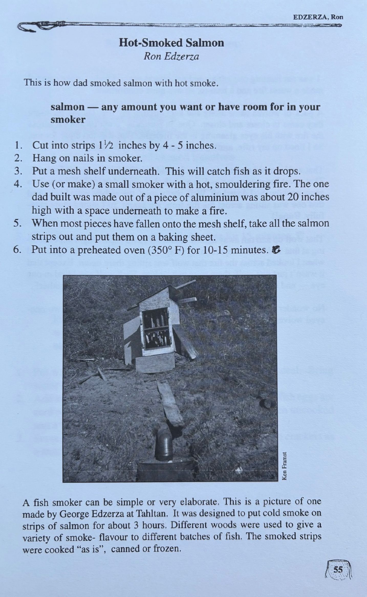 (*NEW ARRIVAL*) (Inuit) Louise Framst, ed. A Tahltan Cookbook