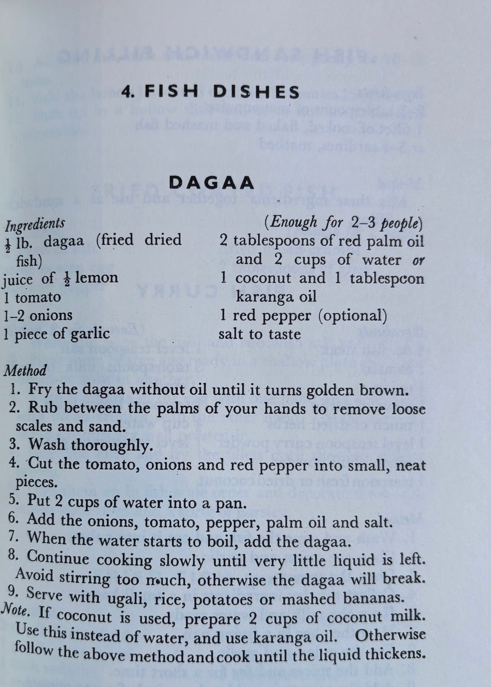 (*NEW ARRIVAL*) (African) Eva Pendaeli-Sarakikya & Sister Agnesa Blaser. Recipe Book for Tanzania