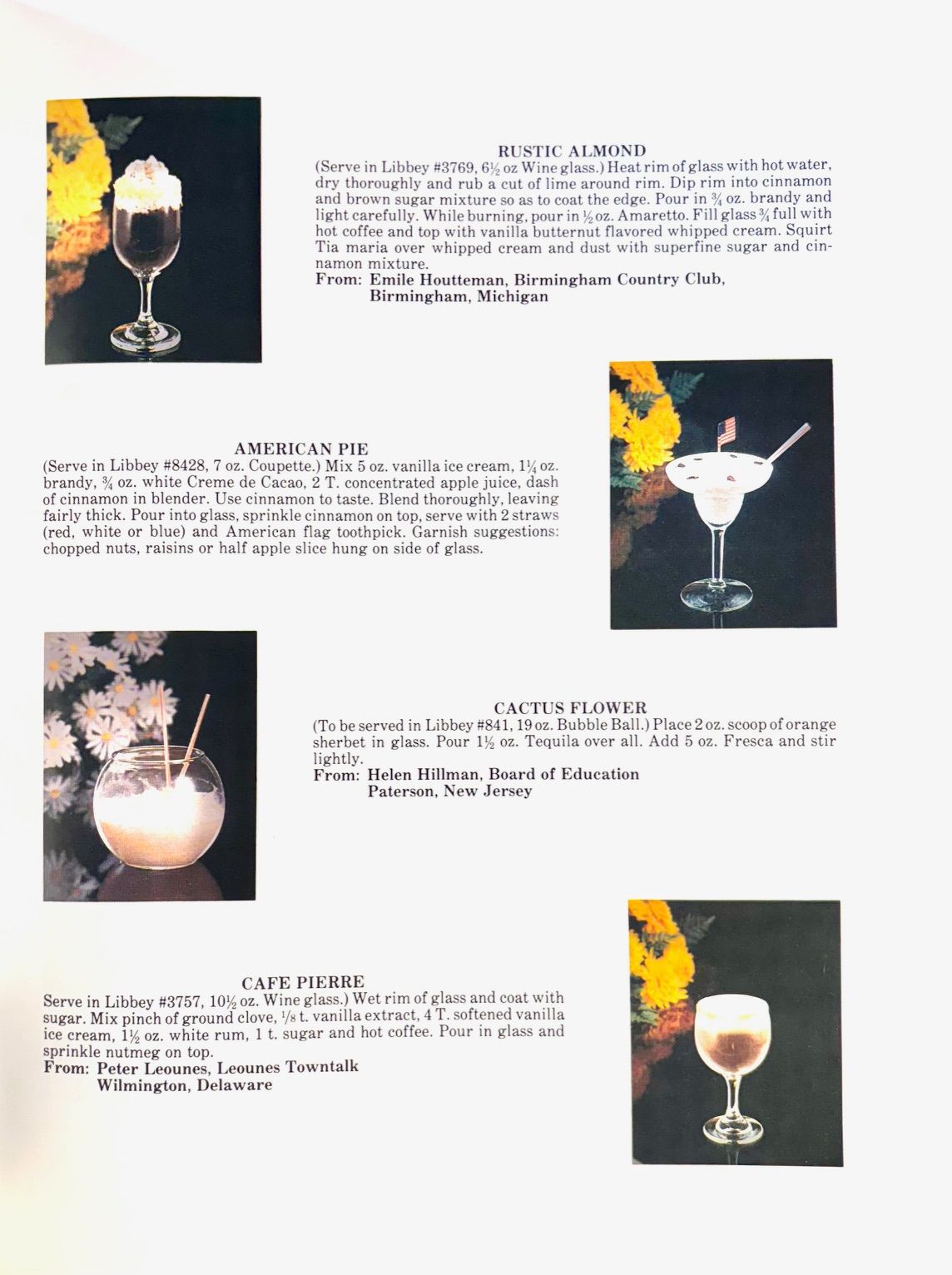 (*NEW ARRIVAL*) (Cocktails) James W. Johnson. Le Grand Mixology International Bartender's Guide