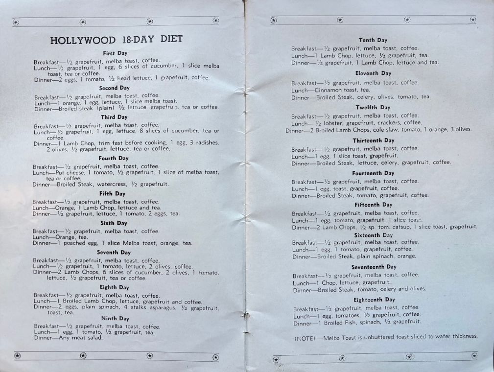 (Hollywood) Milady's Style Parade and Recipe Book for 1935