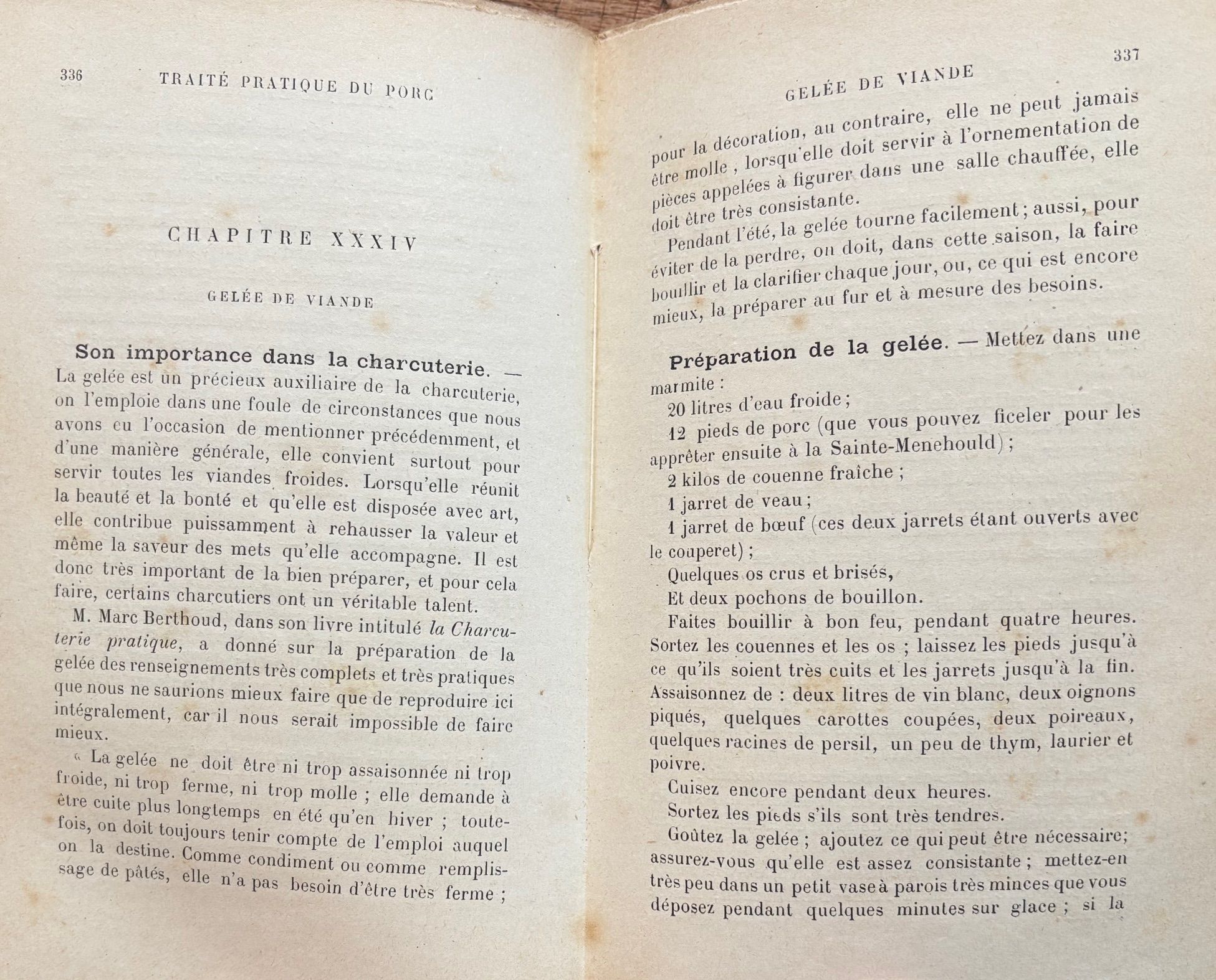 (*NEW ARRIVAL*) (Charcuterie) Auguste Valessert. Traite Pratique de l'Elevage du Porc et de Charcuterie...suivi d'une etude sur les Truffes at les Truffieres par Alb. Larbaletrier