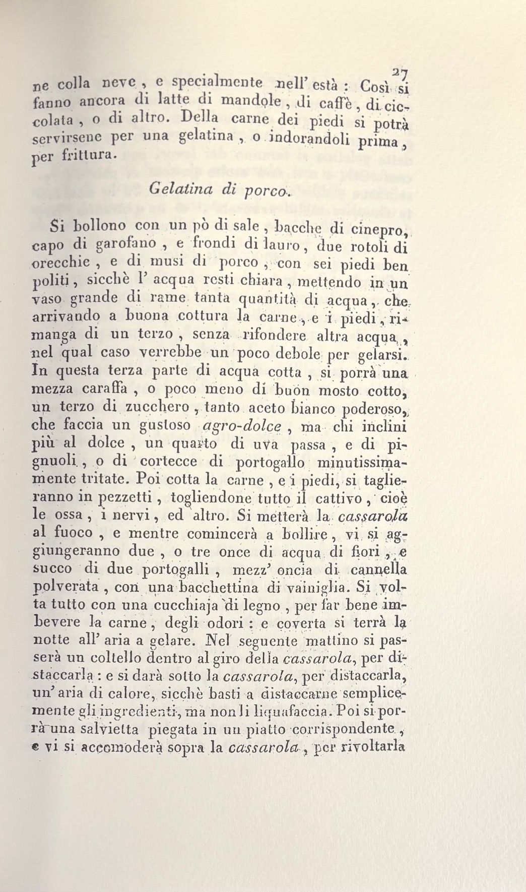 (Italian - Naples) Lejla Mancusi Sorrentino. La Cucina Casreccia per Istruzione di chi Ama Unire al Gusto la Econimica