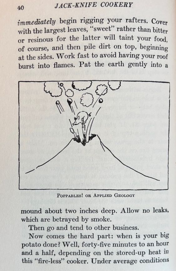 (*NEW ARRIVAL*) (Outdoors) James Austin Wilder. Jack-Knife Cookery