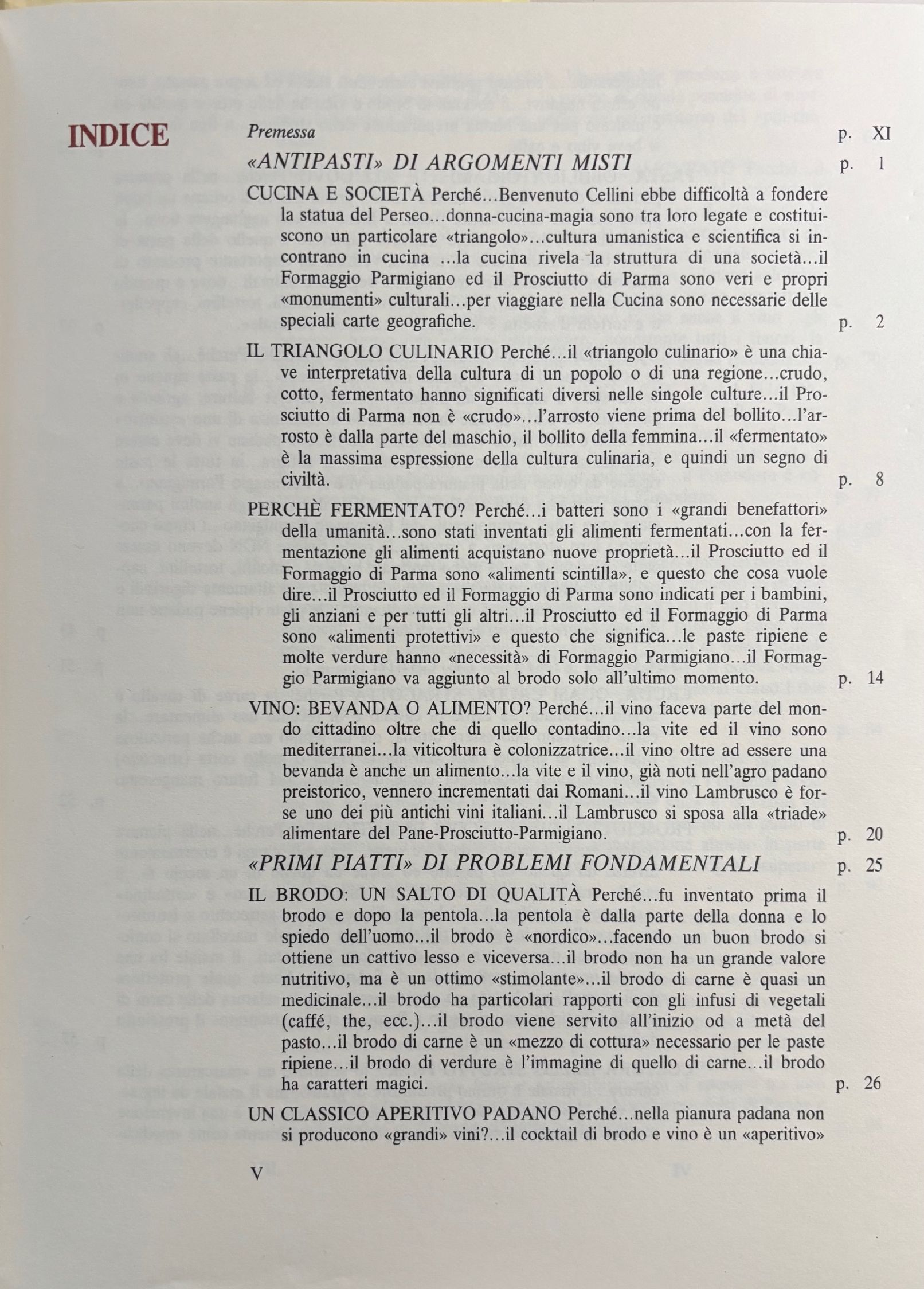 (Italian - Emilia Romagna) John B. Dancer. Il Triangolo Culinario: La Cucina Come Cultura