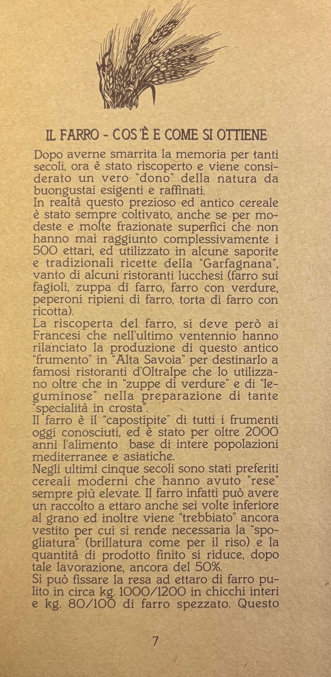 (Italian) Luciano Mignolli. Il Farro e le sue ricette
