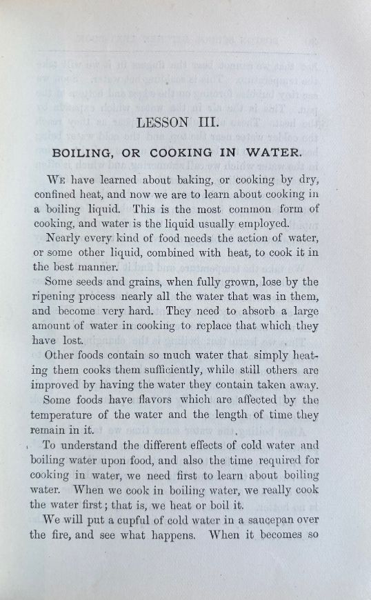 (American) Mrs. D. A. Lincoln. Boston School Kitchen Text-Book: Lessons in Cooking for the Use of Classes in Public and Industrial Schools