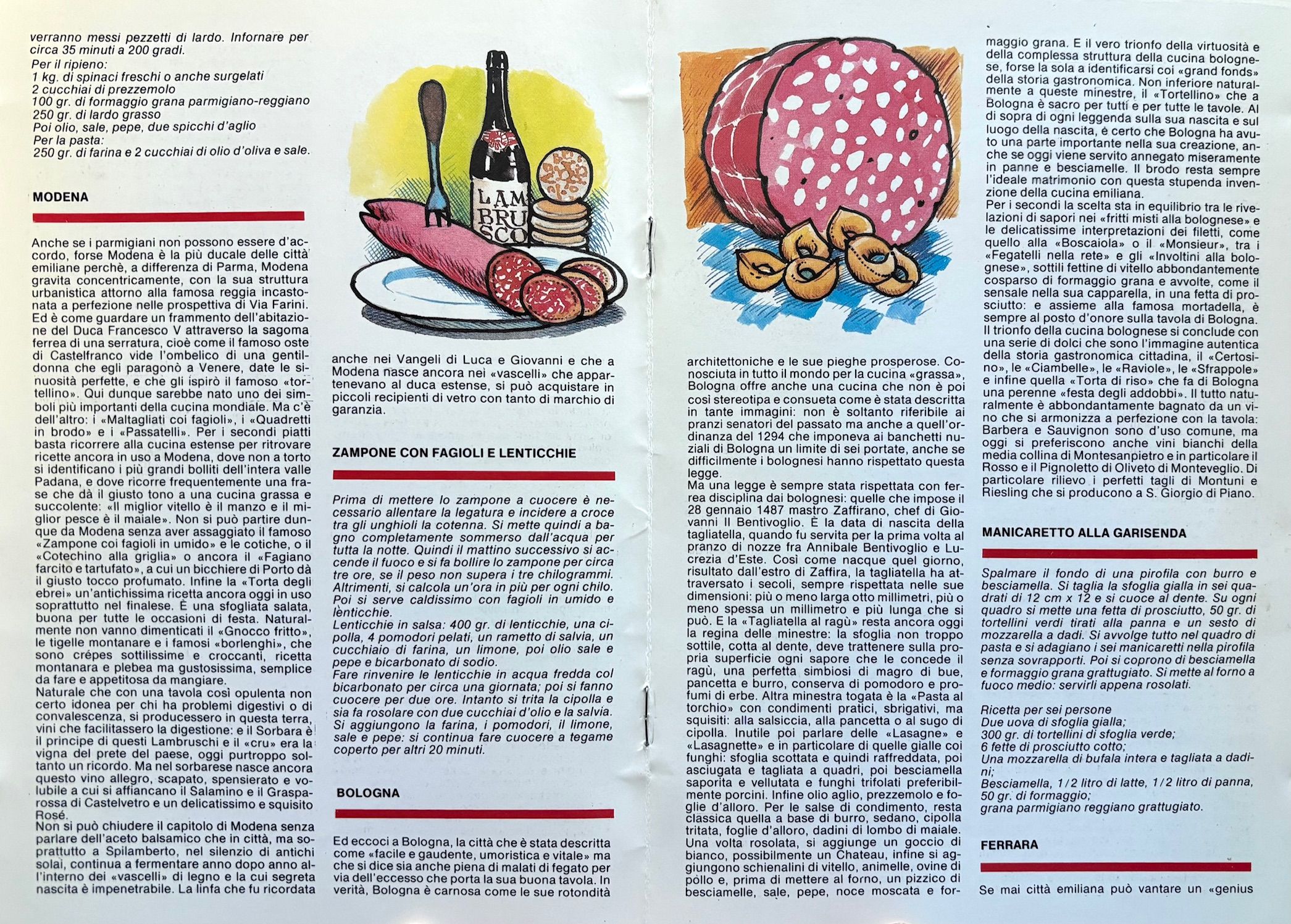 (Italian - Emilia Romagna) Guida Flash della Gastronomia Emiliana e Romagnola