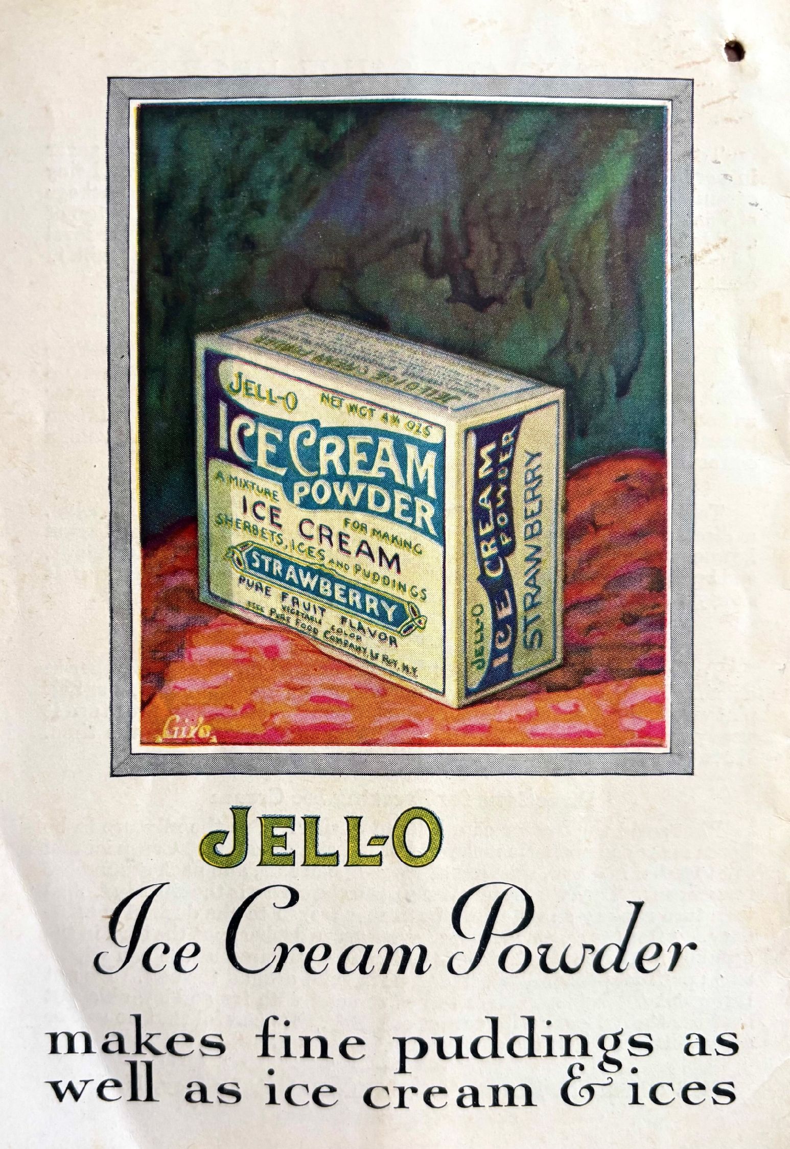(*NEW ARRIVAL*) (Jell-O) Jell-O Ice Cream Powder